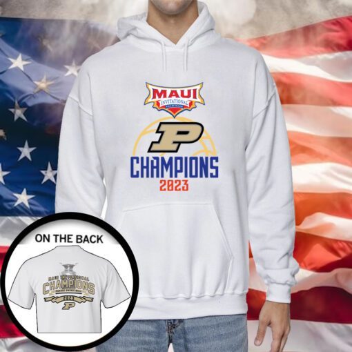 Maui Invitational Champions Purdue Boilermakers 2023 Hoodie