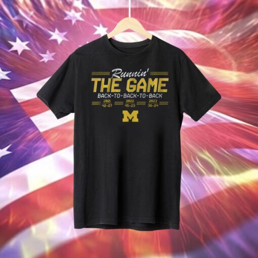 Michigan Back-To-Back-To-Back T-Shirt