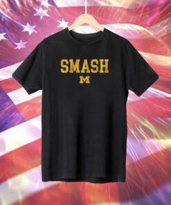 Michigan Football SMASH Hoodie T-Shirt