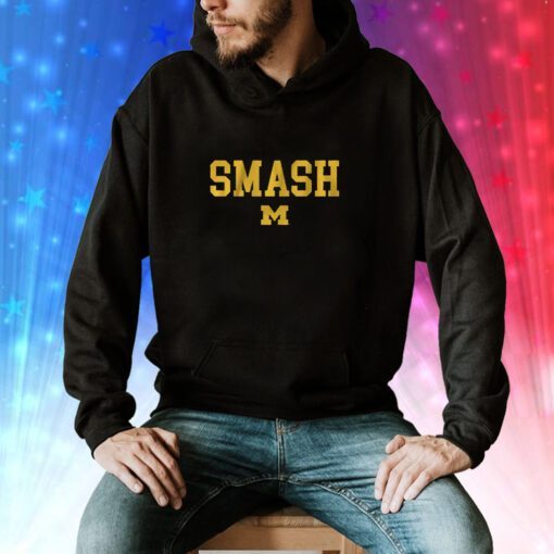 Michigan Football SMASH Hoodie T-Shirts