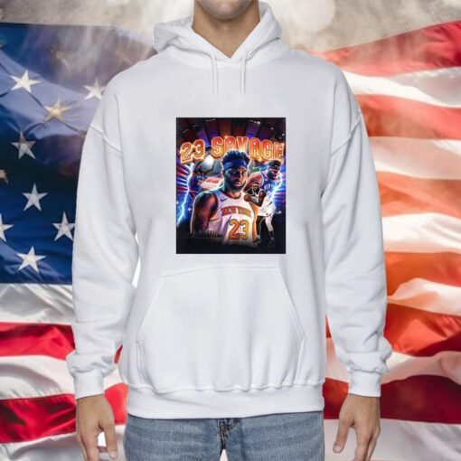 Mitchell Robinson 23 Savage Hoodie Shirts