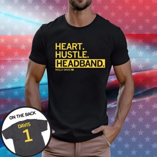 Molly Davis Heart. Hustle. Headband Hoodie T-Shirts