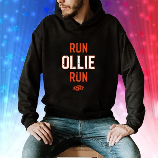 Oklahoma State University Run Ollie Run Hoodie T-Shirt