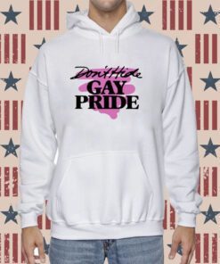 Retro Gay Pride Don't Hide Gay Pride Hoodie T-Shirt