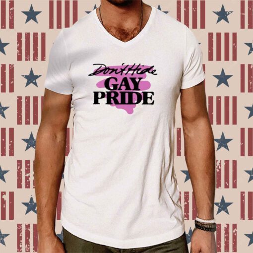 Retro Gay Pride Don't Hide Gay Pride Hoodie T-Shirts