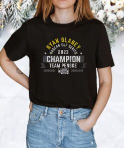 Ryan Blaney Team Penske 2023 Nascar Cup Series Champion Banner Hoodie T-Shirts