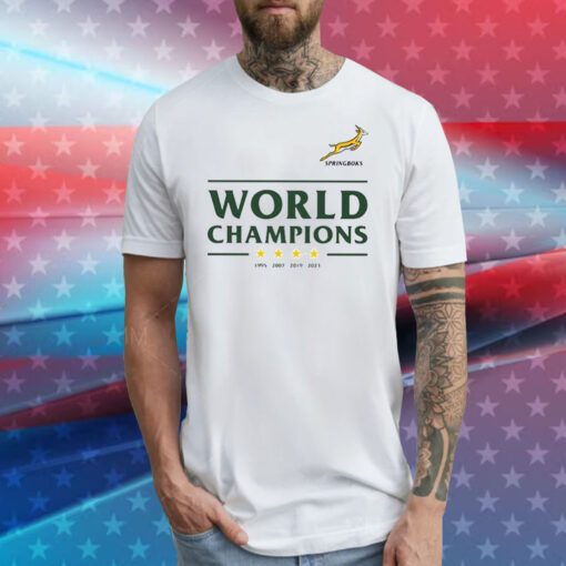 Springboks World Champions 2023 Tee Shirt