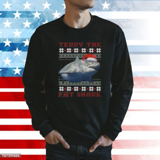 Terry The Fat Shark Christmas Sweatshirt