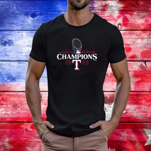 Texas Rangers Fanatics Branded 2023 World Series Champions Tee Shirt