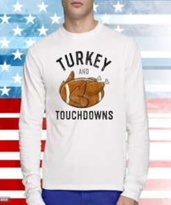 Turkey And Touchdowns Print Casual Sweatshirts