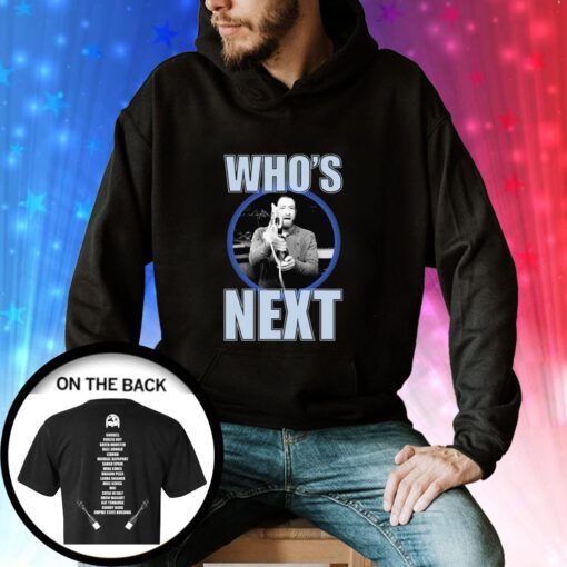 Who's Next Dog Hoodie T-Shirt