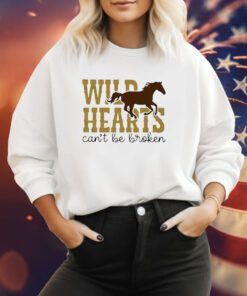 Wild Hearts Can’t Be Broken Horse Art Pattern Print Casual Sweatshirt