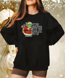 Yoda The Seaon To Be Jolly It Is Christmas Sweatshirt