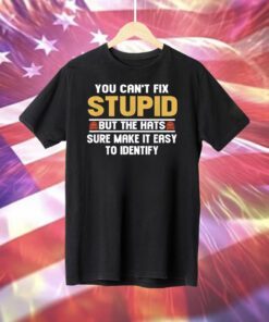 You Can’t Fix Stupid But The Hats Sure Make It Easy To Identify Hoodie T-Shirt