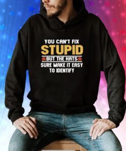 You Can’t Fix Stupid But The Hats Sure Make It Easy To Identify Hoodie T-Shirts