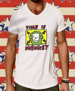 Zoebread Time Is Monkey Tee Shirts