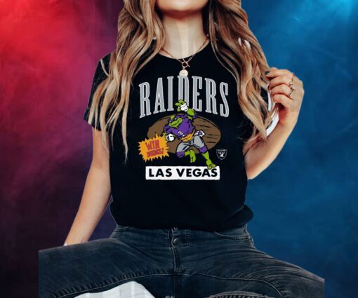 Tmnt Donatello X Las Vegas Raiders Homage Shirts