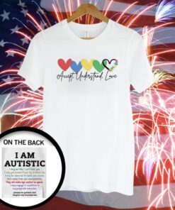 Accept Understand Love Please Be Patient Autism Awareness Printed TShirt
