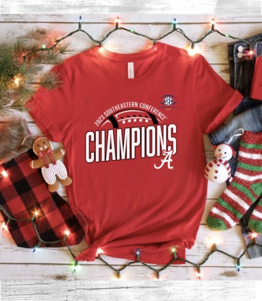 Alabama Crimson Tide Fanatics Branded 2023 Sec Football Conference Champions Sweatshirts