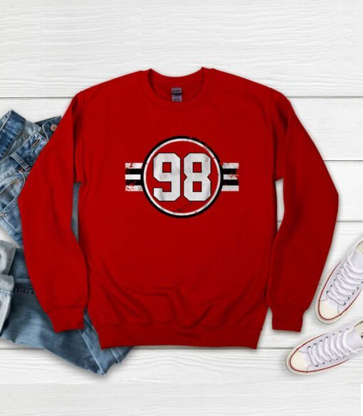 Connor Bedard 98 Chicago Hockey Sweatshirt