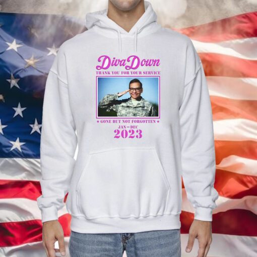 Diva Down Thank You For Your Service George Santos Hoodie