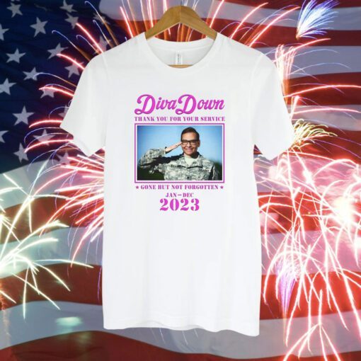 Diva Down Thank You For Your Service George Santos TShirt