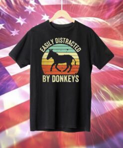 Easily Distracted By Donkeys T-Shirt