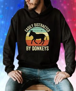 Easily Distracted By Donkeys Hoodie