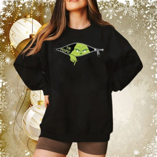 Ew People Grinch Christmas Hoodie Sweatshirt