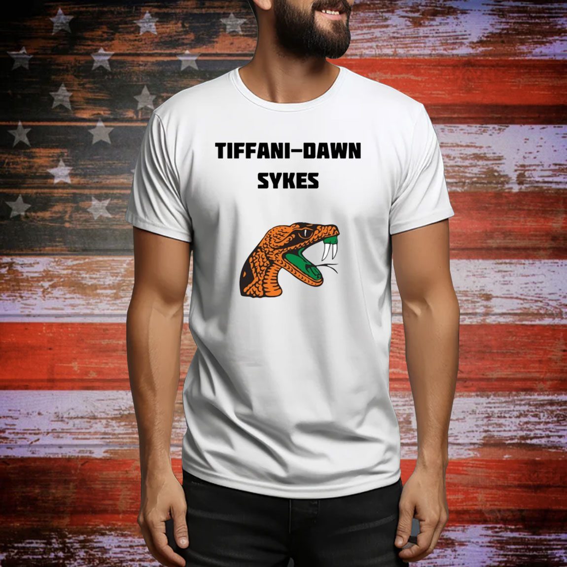Famuathletics Tiffani-Dawn Sykes Florida A&M Rattlers Hoodie Tee Shirts