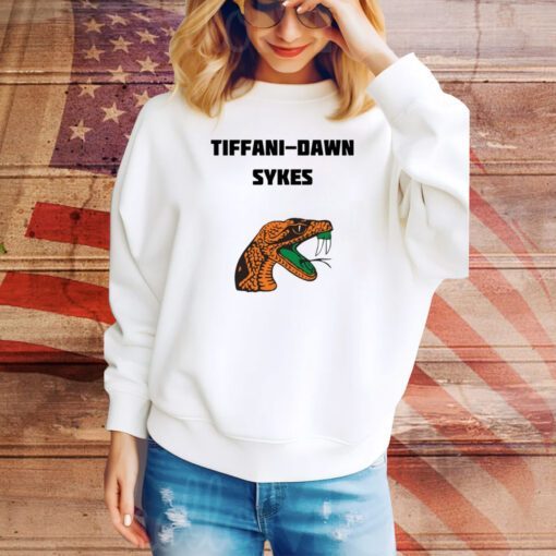 Famuathletics Tiffani-Dawn Sykes Florida A&M Rattlers Hoodie Shirts