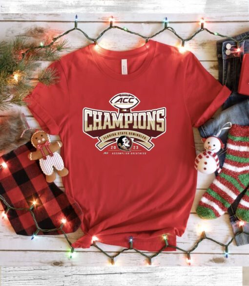 Florida State Seminoles 2023 ACC Football Conference Champions T-Shirt