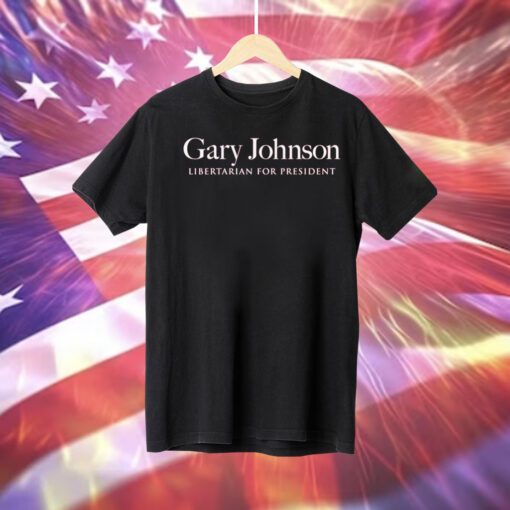 Gary Johnson libertarian for president TShirt