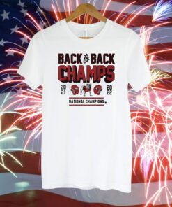 Georgia Football Back To Back Champs T-Shirts