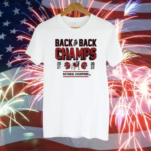 Georgia Football Back To Back Champs T-Shirts