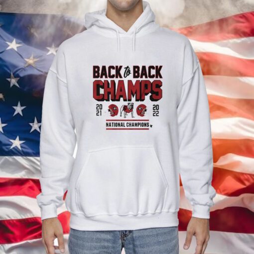 Georgia Football Back To Back Champs Hoodie