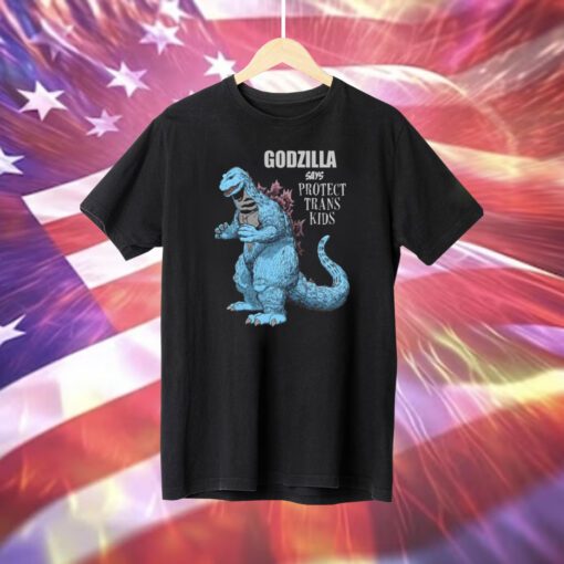 Godzilla Says Protect Trans Kids T-Shirt