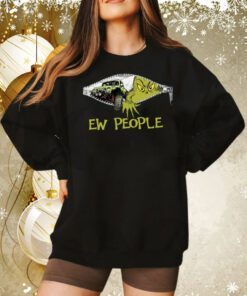 Grinch Truck Ew People Ugly Christmas Sweatshirt
