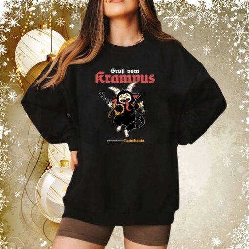 Grub Vom Krampus Prasentiert Von Der Nachtschicht Sweatshirt