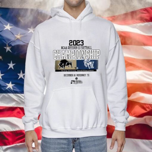 Harding University vs Colorado School of Mines Ncaa Division II Football Championship Hoodie