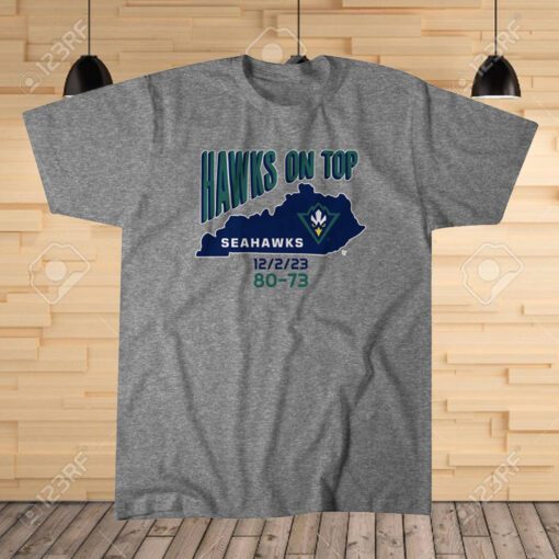 Hawks On Top UNCW Basketball Sweatshirts