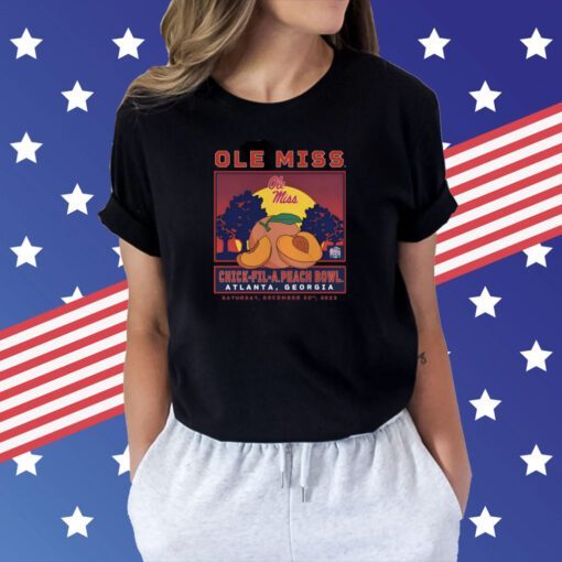 HottyToddy Ole Miss Football 2023 Peach Bowl T-Shirts