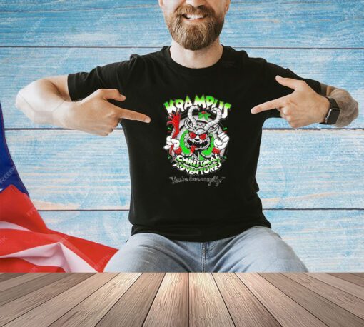 Krampus Christmas Adventures you’ve been naughty T-shirt