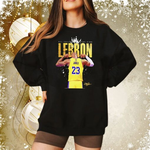 Lebron James All Hail The King Signature Sweatshirt