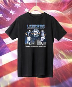 Legends Steve Mcnair And Frank Wycheck Tennessee Titans Thank You For The Memories T-Shirt