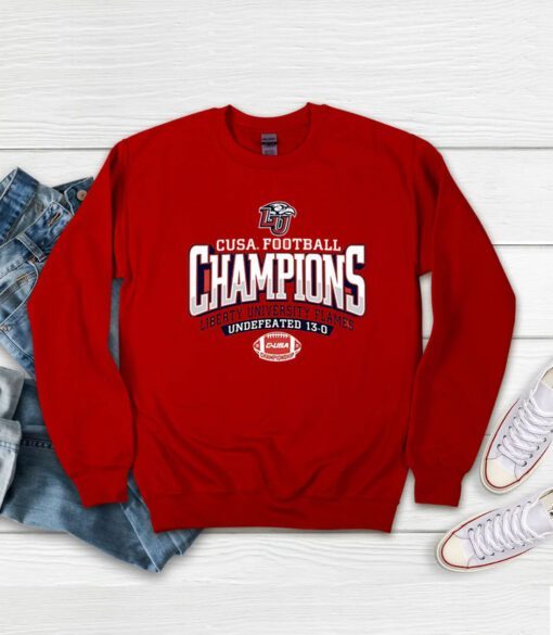 Liberty Flames 2023 C-Usa Football Conference Champions Sweatshirt