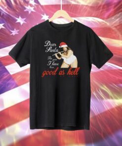 Lizzo Dear Santa This Year I Have Been Good As Hell Christmas T-Shirt