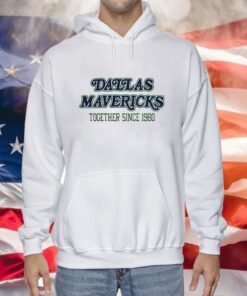 Mark Cuban Wearing Dallas Mavericks Together Since 1980 Sweatshirts