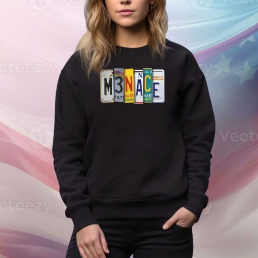 Menace License Plate Hoodie Tee Shirts