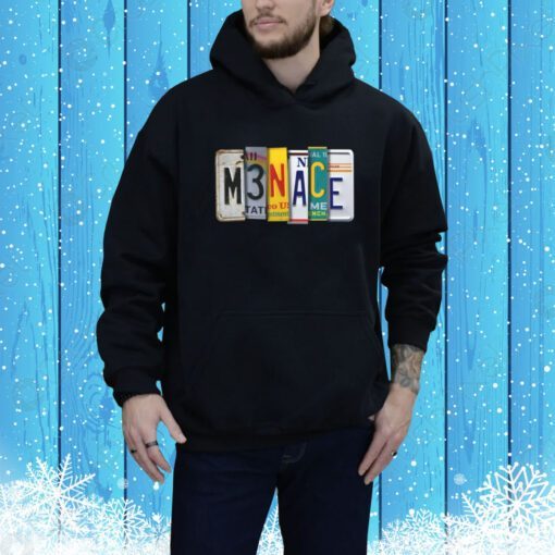 Menace License Plate Hoodie Shirt